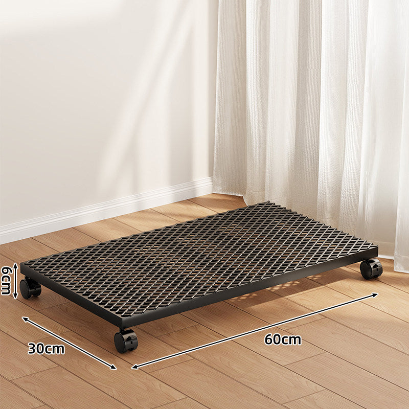 Niedrigprofilierter runder Blumentopf-Dolly mit 360° drehbaren Rollen