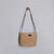 Handtasche Aus Natürlicher Baumwolle mit Ledergriff Brehn