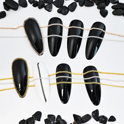 Dekorative Nagelkunstkette