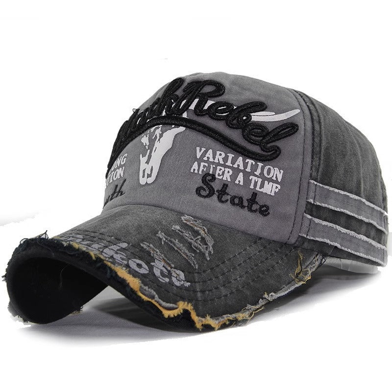Damen Distressed Grafik Baseballmütze Brehn 1784083658