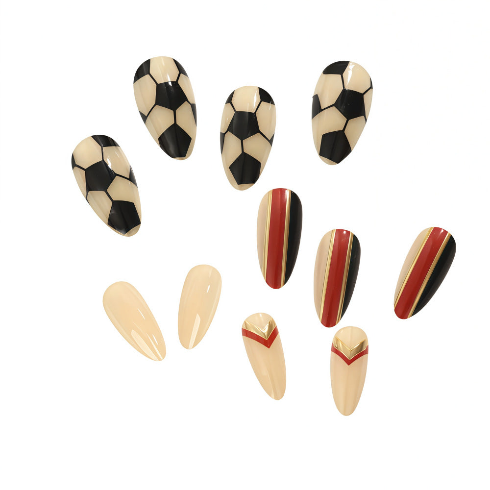 Kreative Fußball Nagelkunst Brehn