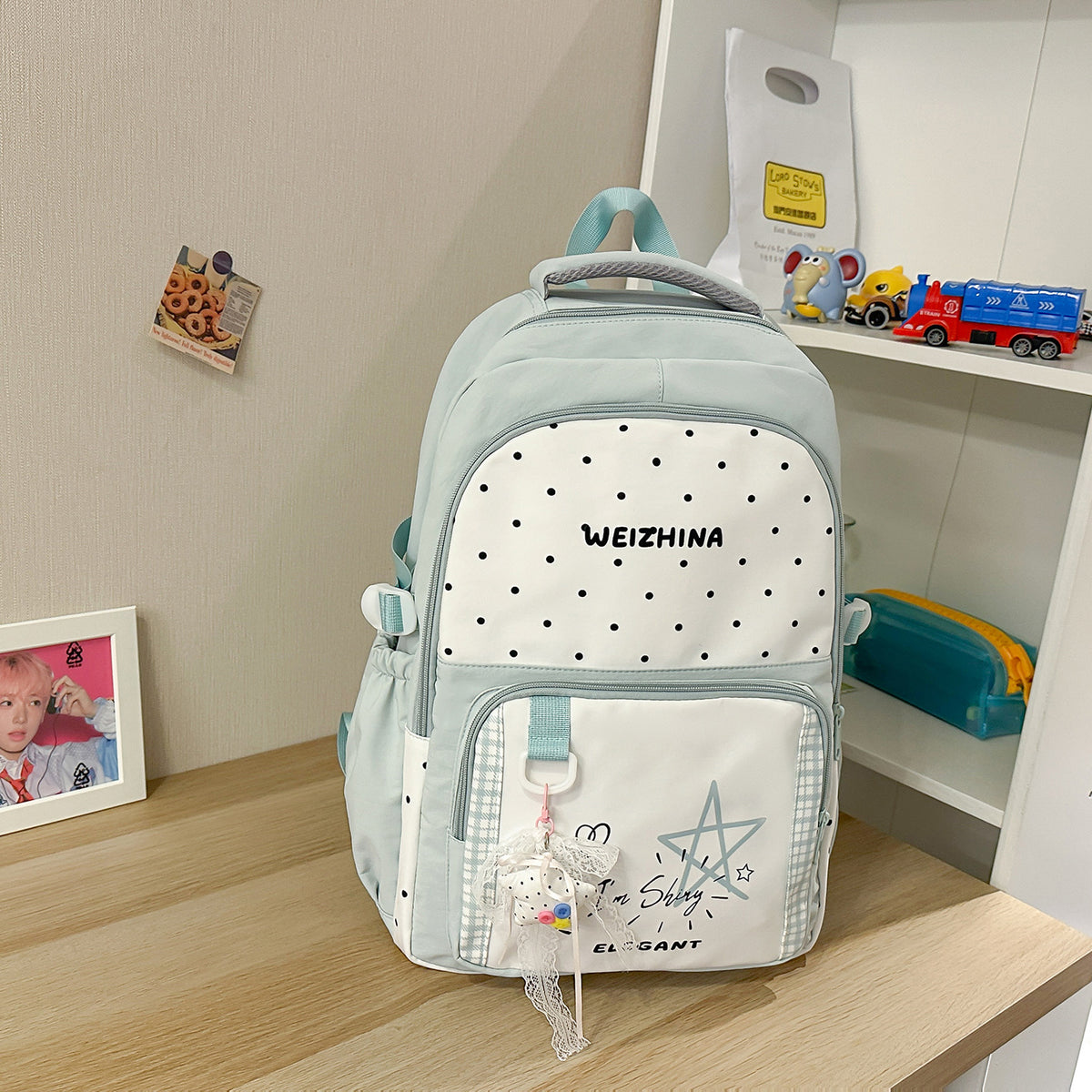 Trendige gepunktete Rucksack Brehn 1791204846