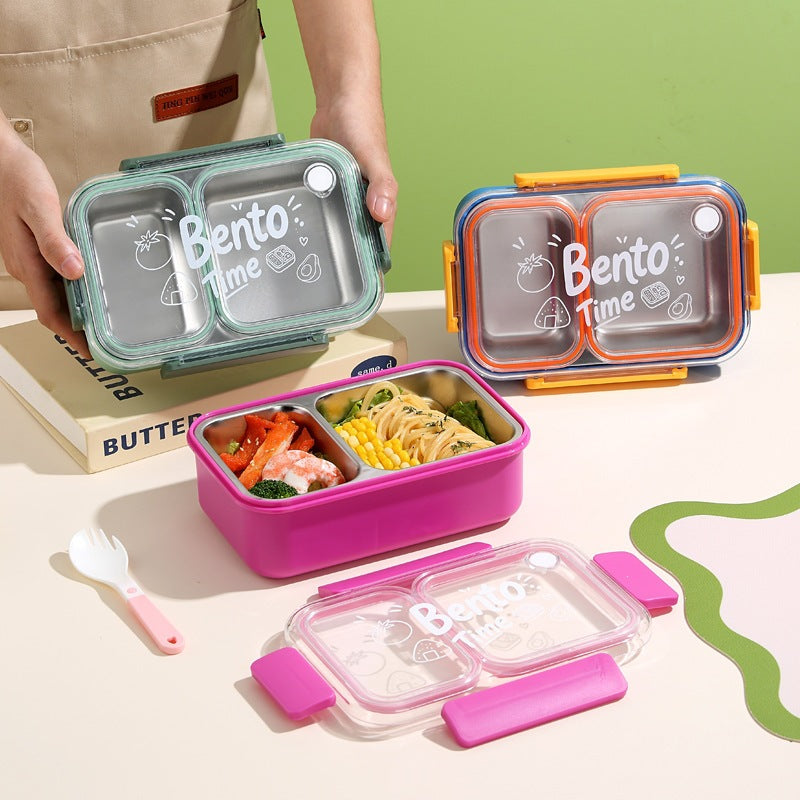 Multi-Compartment BPA-freie Bento-Lunchbox mit luftdichtem Deckel