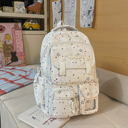 Stylischer Sternenmuster-Rucksack Brehn