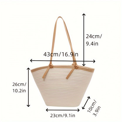 Elegante Strandtasche mit Hochwertigen Details Brehn