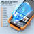 Solar Powerbank mit Multifunktionalem LED-Licht und Integriertem Ladekabel Brehn