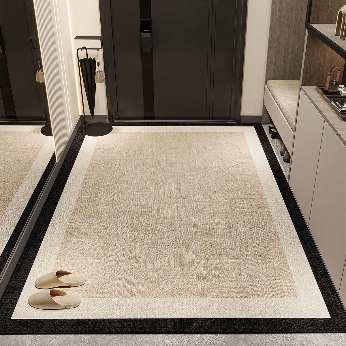 Modern Geometrisches Muster Bereichs-Matte