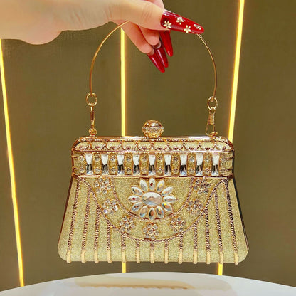 Vintage-inspirierte Abendhandtasche
