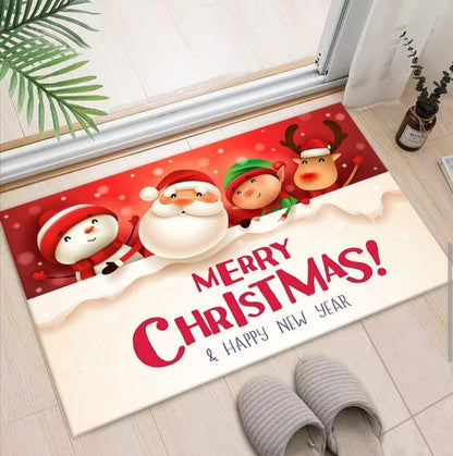 Weihnachtlich dekorierte Eingangsbereichmatte Brehn