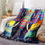 Elefant-Themen Künstlerische Fleece-Decke