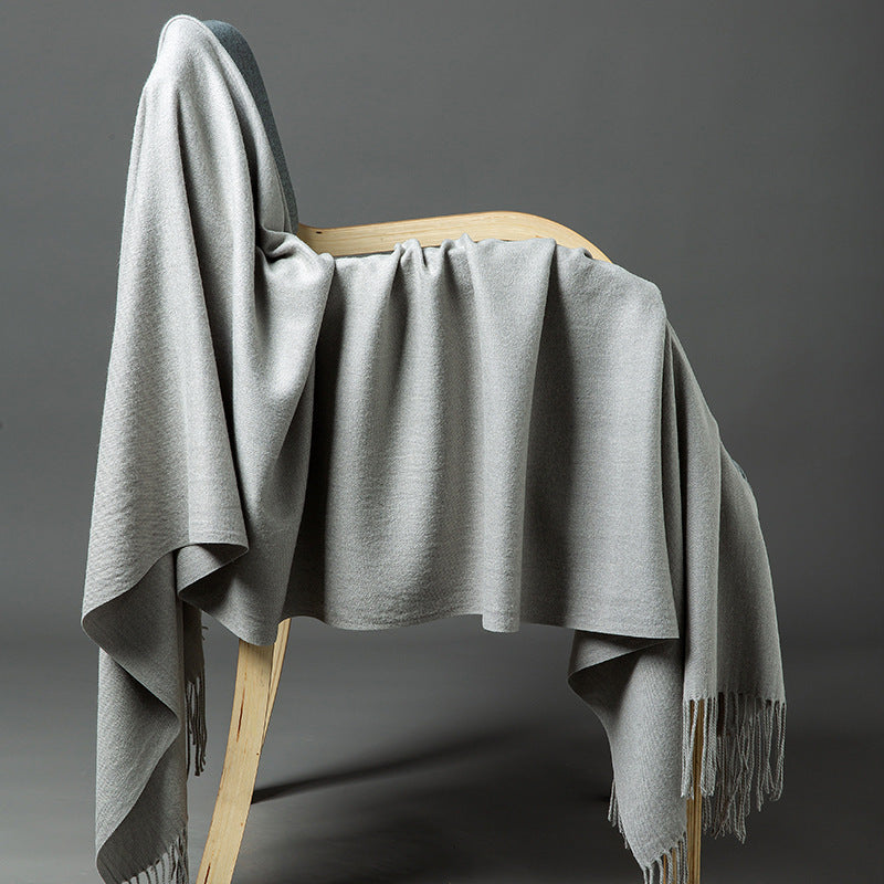 Luxuriöse Cashmere-Mischung Wurfdecke