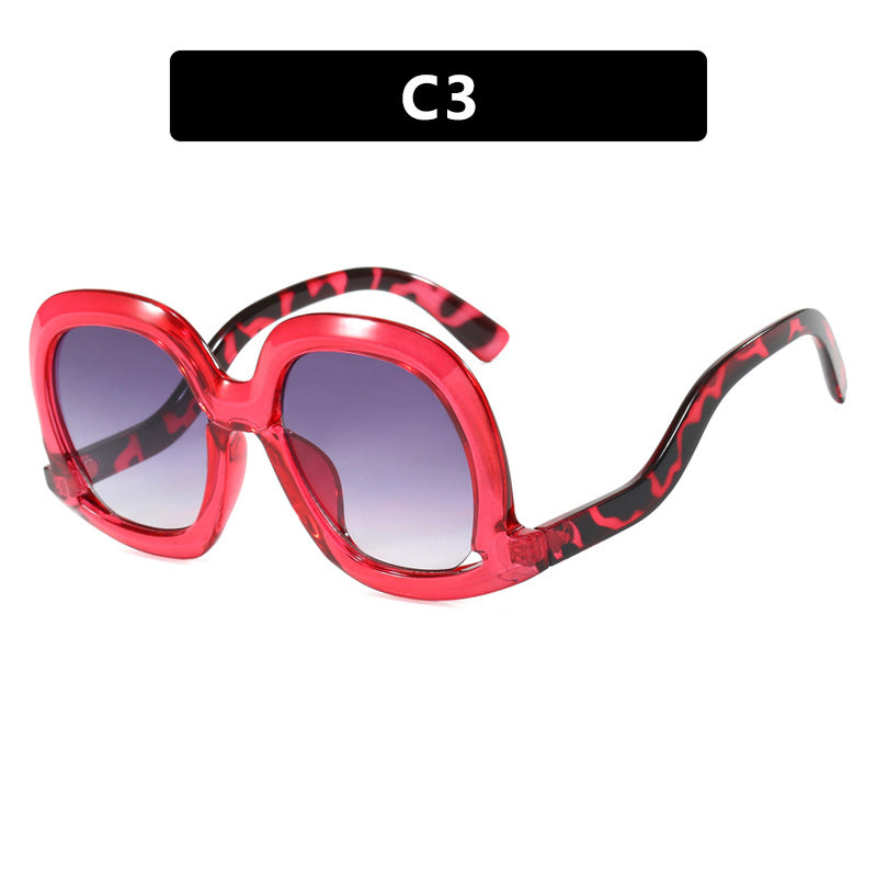 Damen oversized Sonnenbrille mit modischem Design Brehn