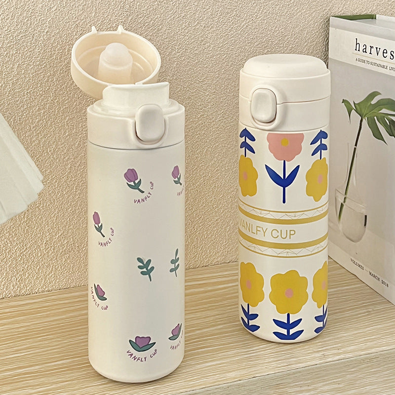 Damen Isoliertrinkflasche mit innovative Auslaufsicherung Brehn