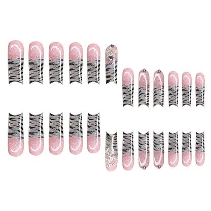 Dekorativer Press-On Nagelset Brehn