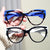 Damen Cat-Eye Sonnenbrille mit extravagantem Rahmen und UV-Schutz Brehn