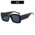 Stylische geometrische quadratische Sonnenbrille