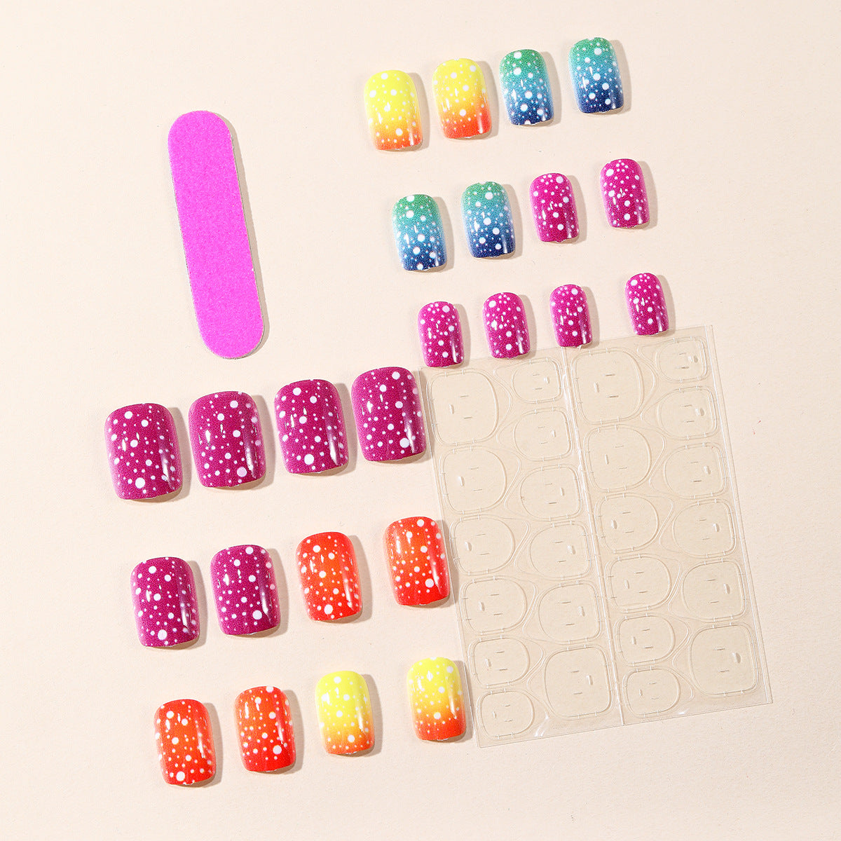 Gradient Ombre Nagelkunst Set Brehn