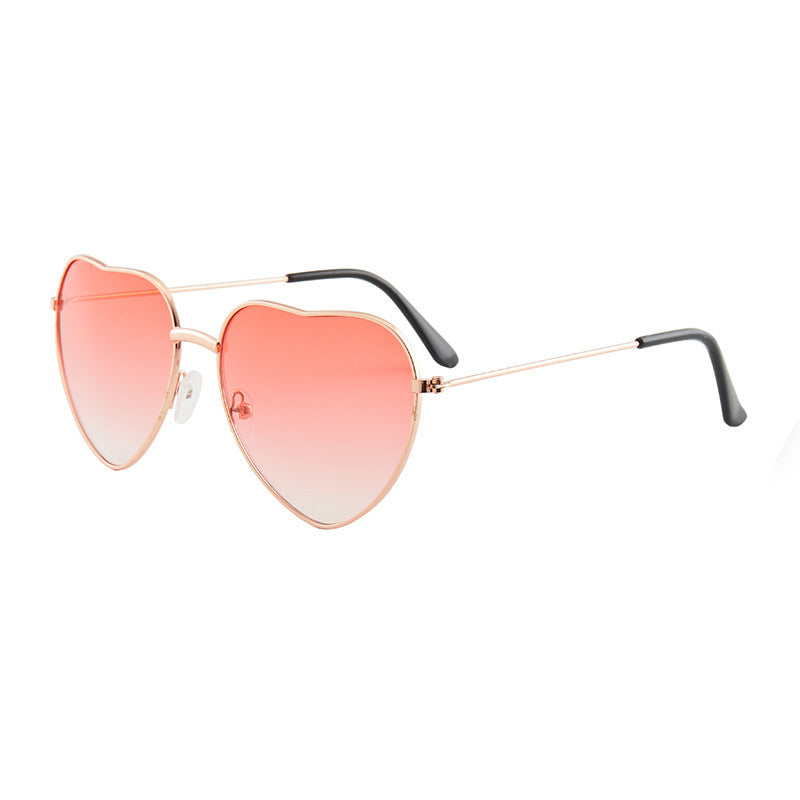 Damen Herzförmige Sonnenbrille mit UV-Schutz und elegantem Rahmen Brehn