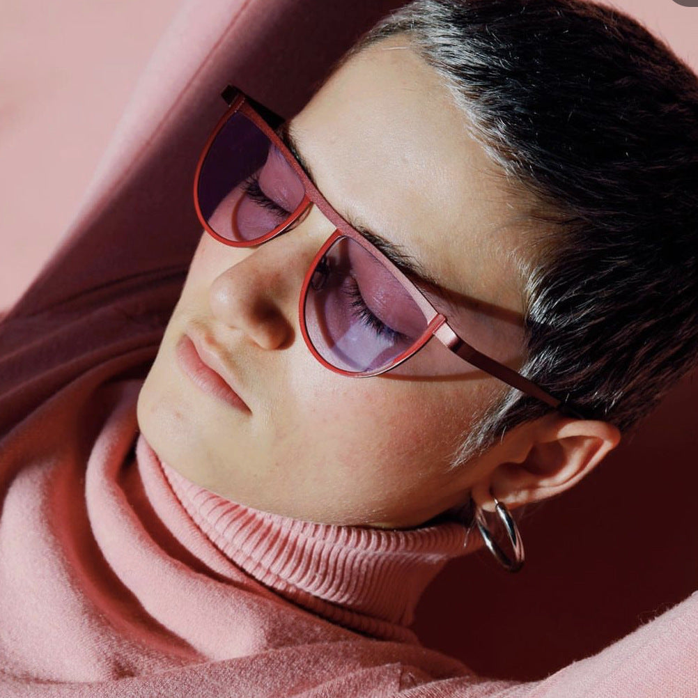 Damen elegante Sonnenbrille mit modernem Design und UV-Schutz Brehn