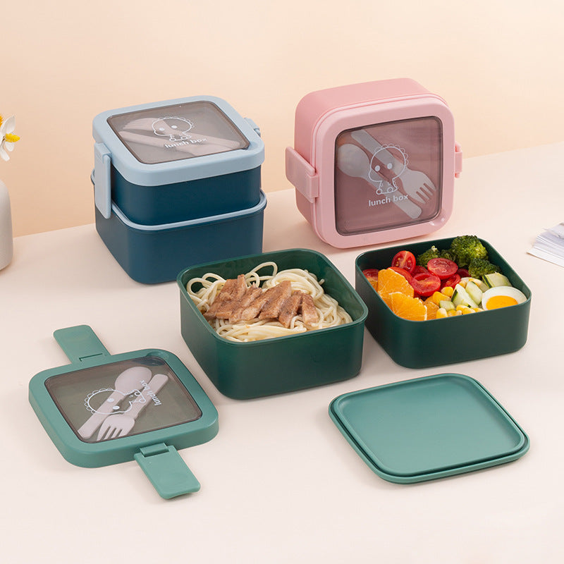 Vier-Komponenten Lebensmittelaufbewahrung Mittagessen Box