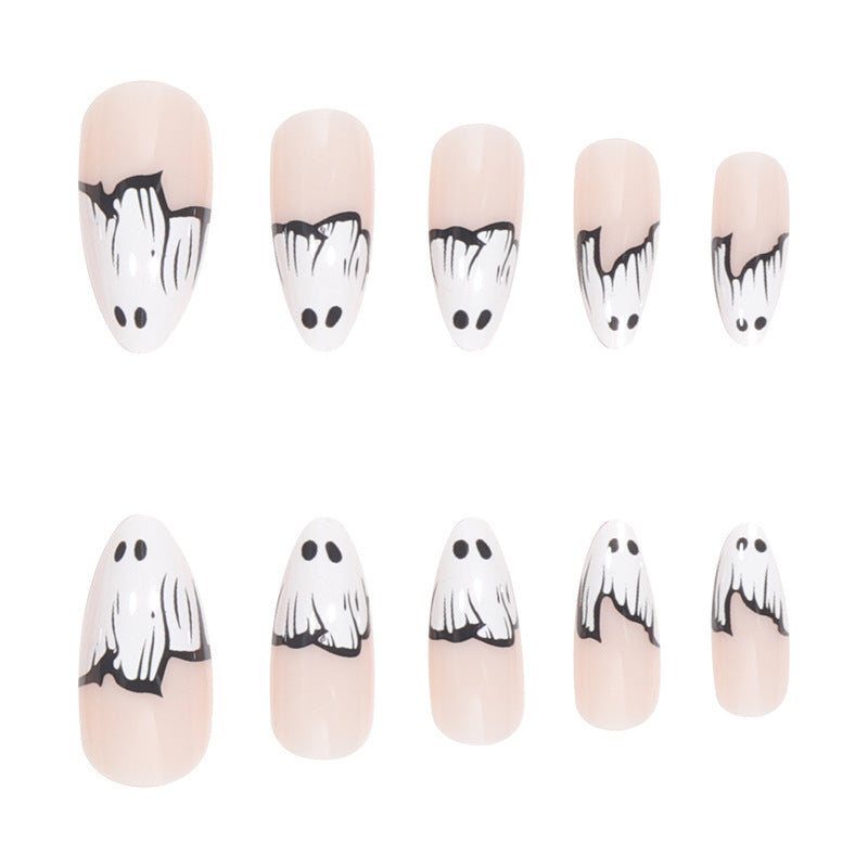Ghost-Themen Press-on Nagelkunst Brehn