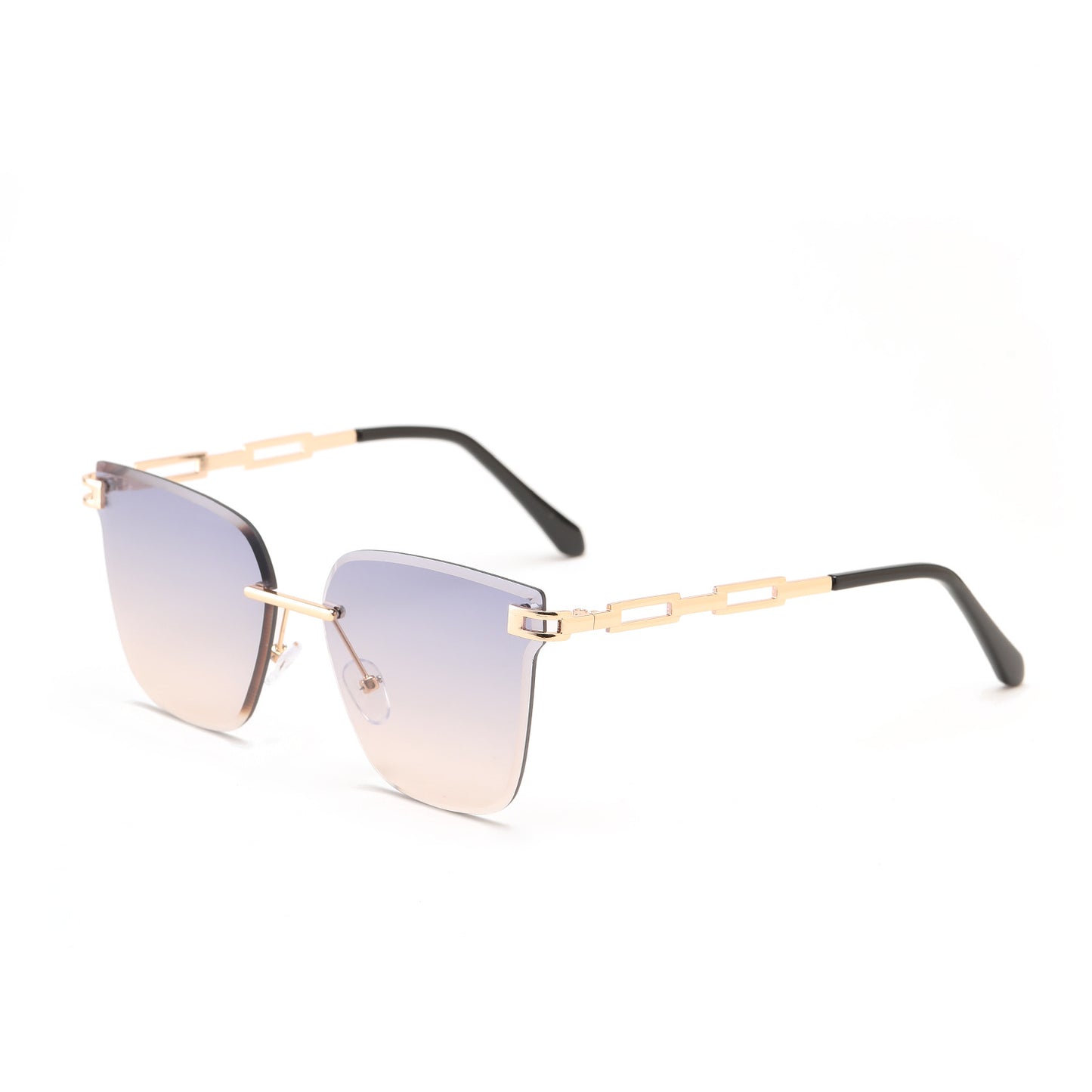Damen modische Sonnenbrille mit filigranem Rahmen und UV-Schutz Brehn
