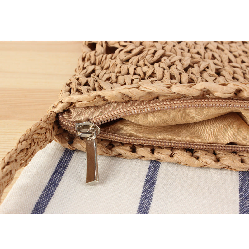 Handtasche Aus Feinem Makramee mit Quastenverzierung Brehn