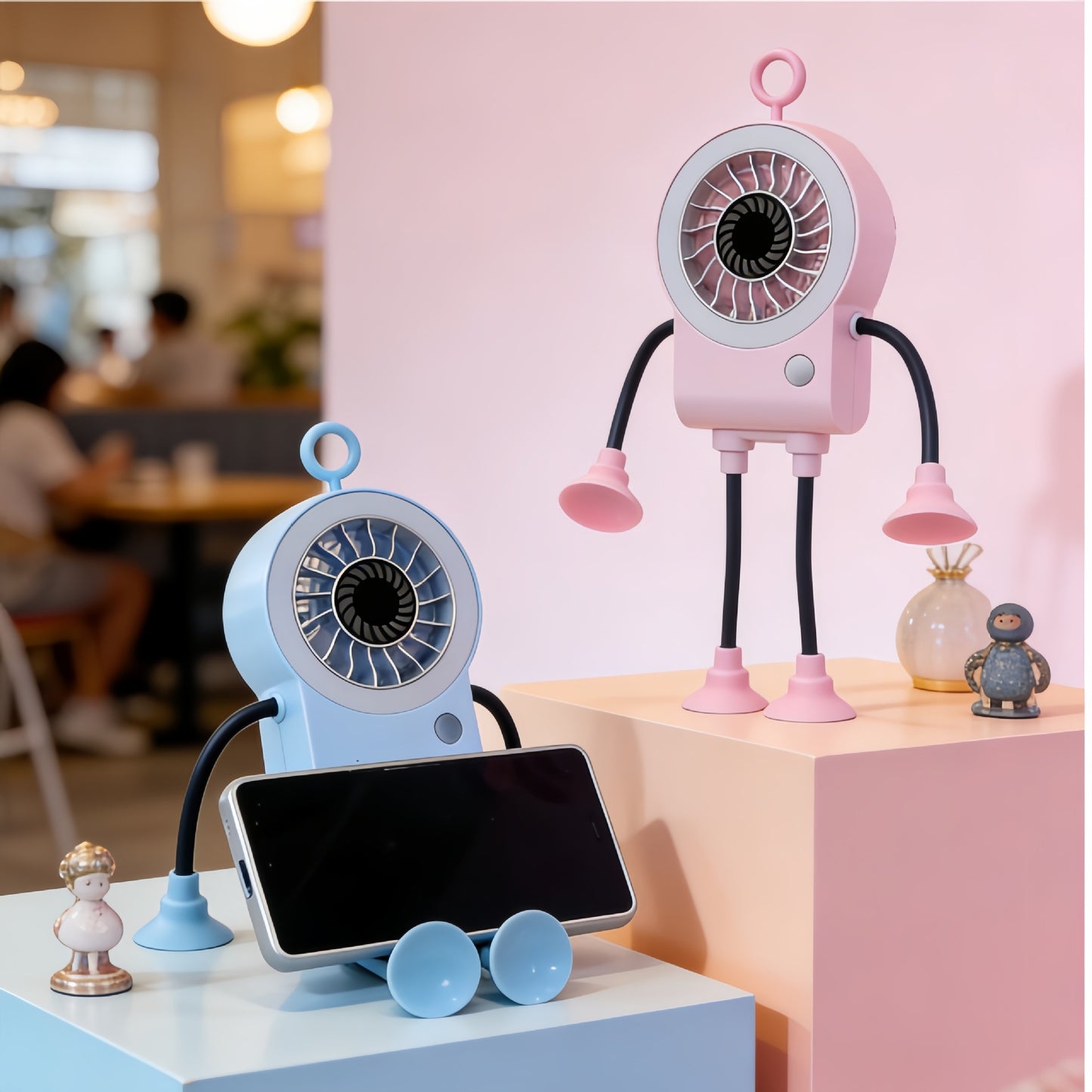 Unisex Kreativ Ventilator mit integrierter LED-Beleuchtung Brehn