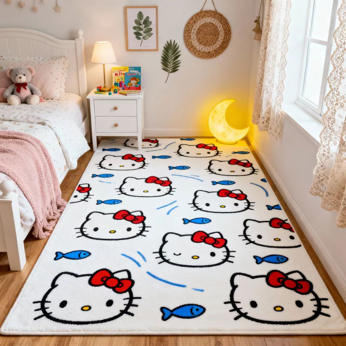 Hello Kitty-Themen Plüsch Fußmatte Brehn