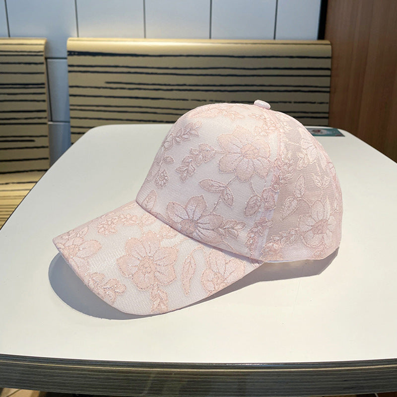 Damen Floral Gestickte Baseballmütze Brehn