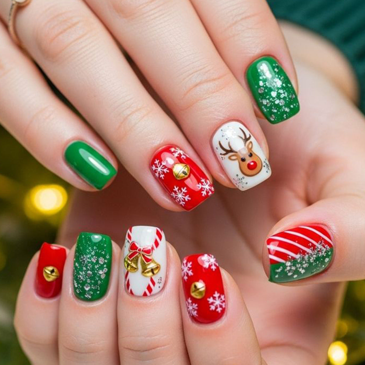 Festliches Feiertags-Nagelkunst-Set Brehn