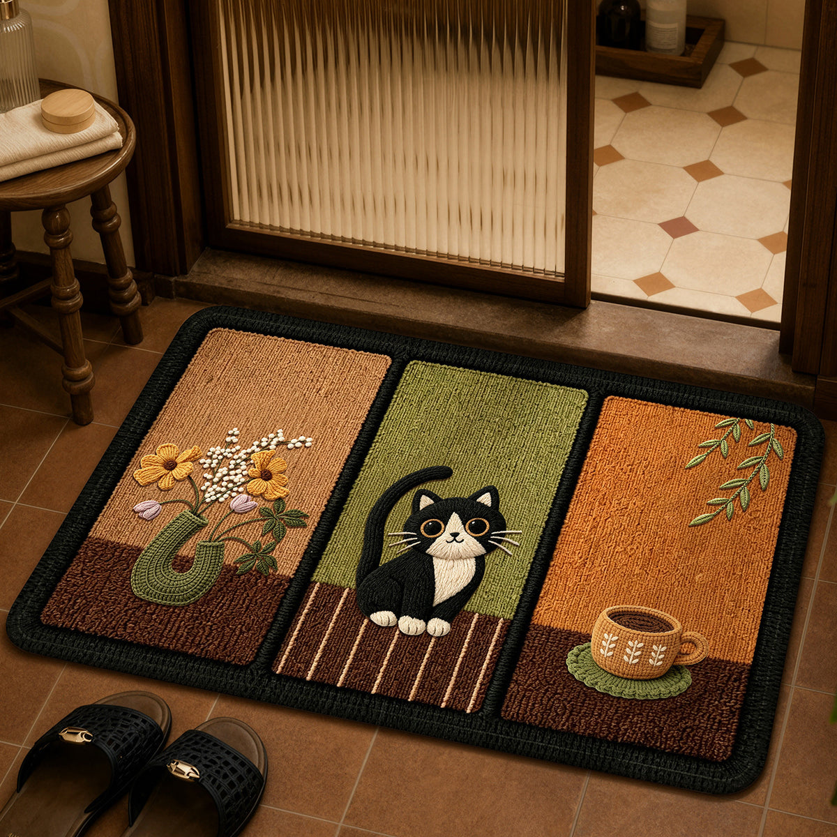 Katze-Themen Dekor Teppich Brehn