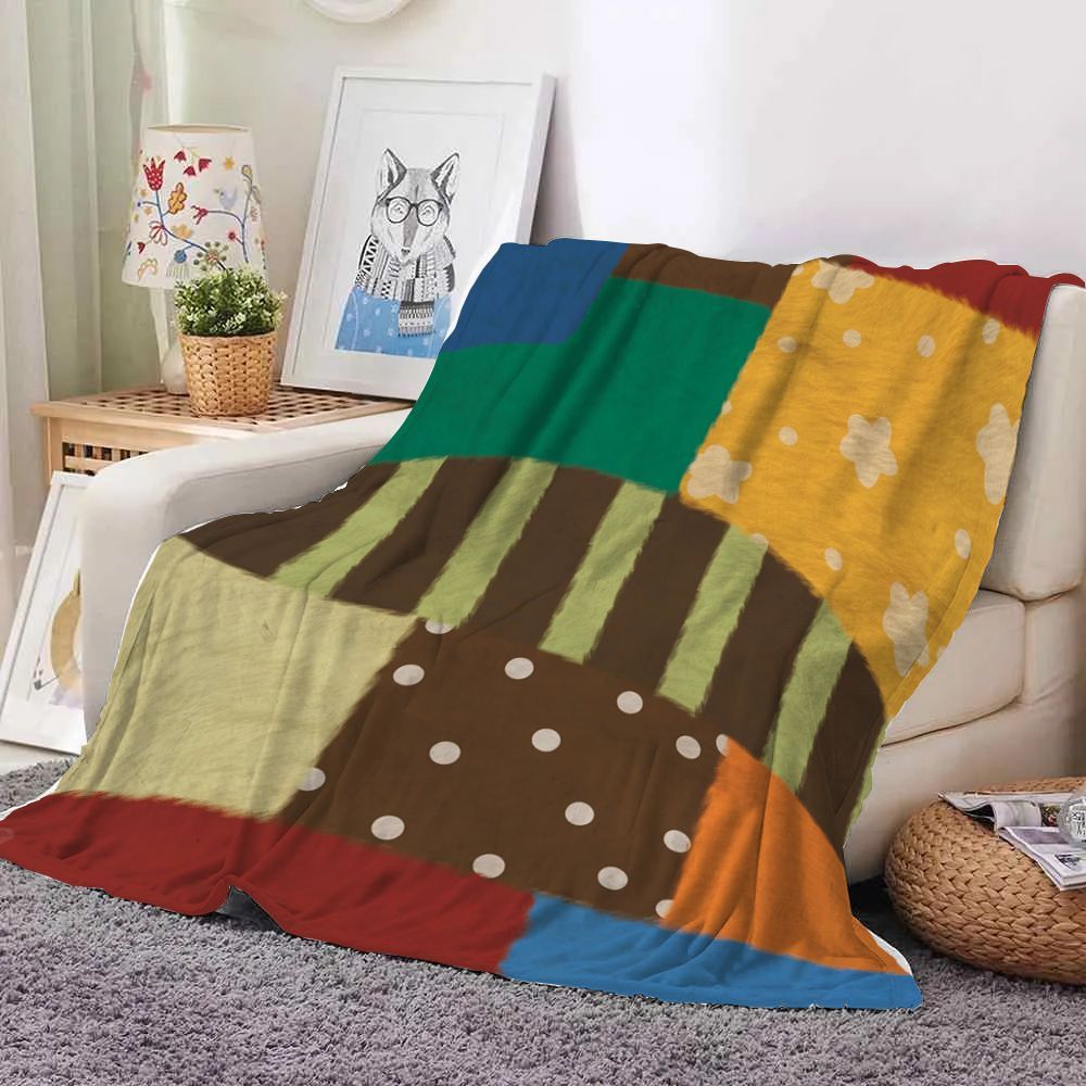 Fun Food-Themen Fleece-Wurfdecke