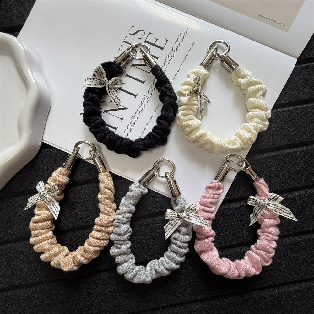 Dekorativer Scrunchie Schlüsselanhänger Halter Brehn