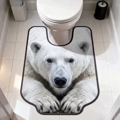 Poolbear Theme Dekorativer Badteppich