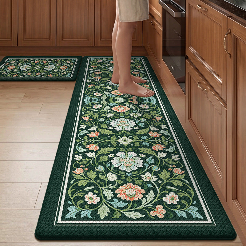 Floral Pattern Küchen Komfortmatten Set Brehn