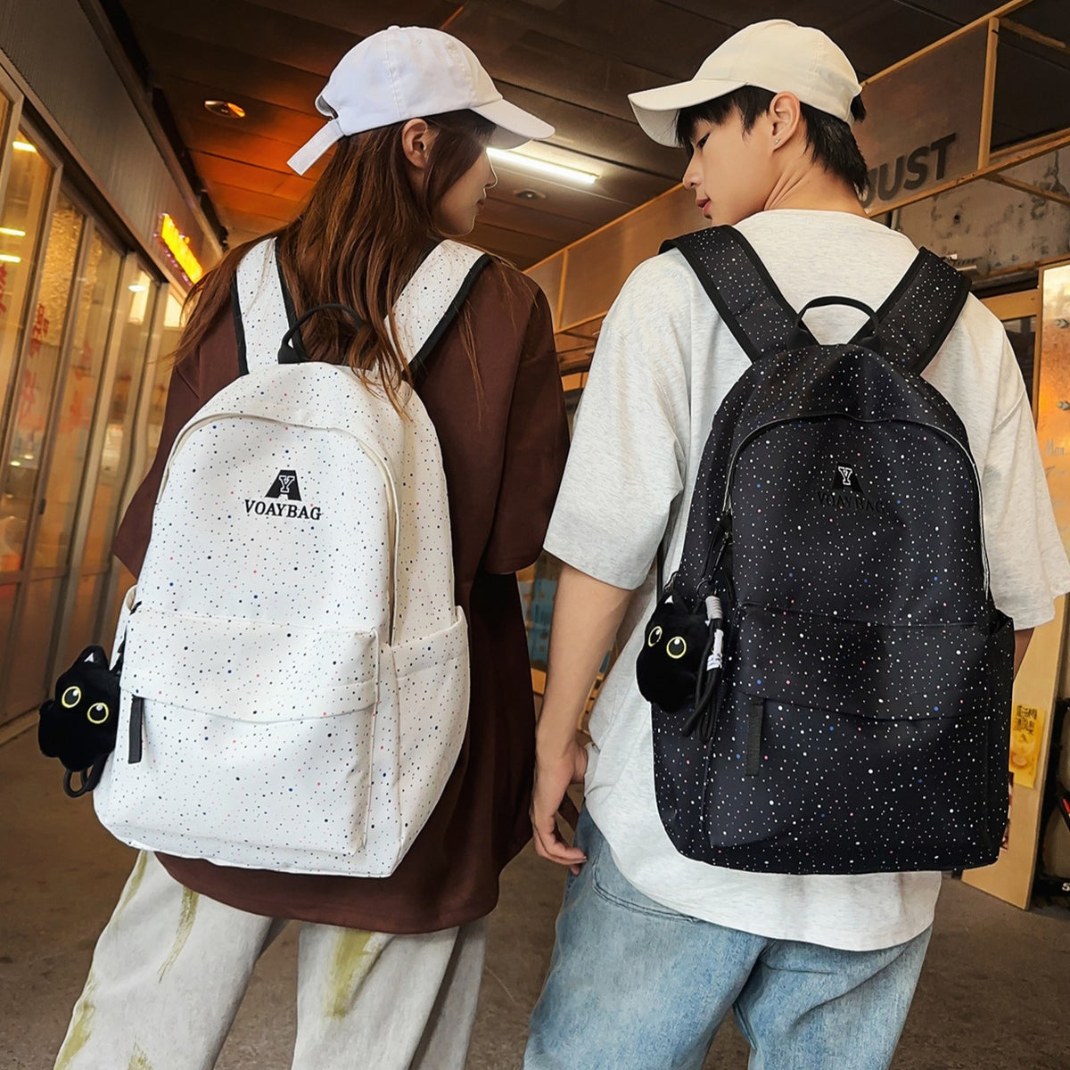 Trendiger gesprenkelter Druck Rucksack Brehn