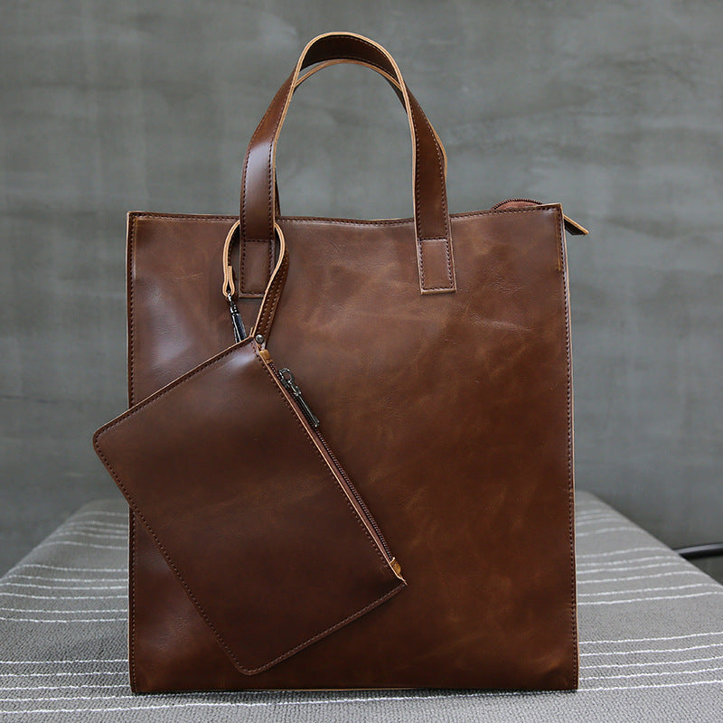 Stilvolle und Geräumige Ledertasche Brehn