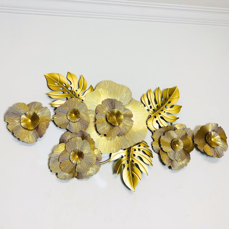Florale Metallwandskulptur Brehn