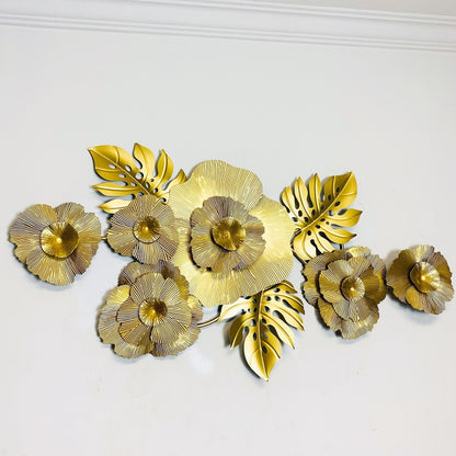 Florale Metallwandskulptur Brehn