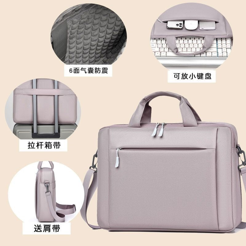 Laptop-Tasche Mit Praktischem Organizer Und Abnehmbaren Schulterriemen Brehn