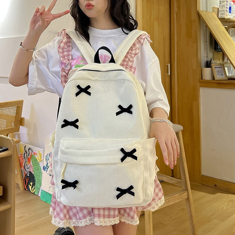 Rucksack mit Verspieltem Bänder-Design Brehn