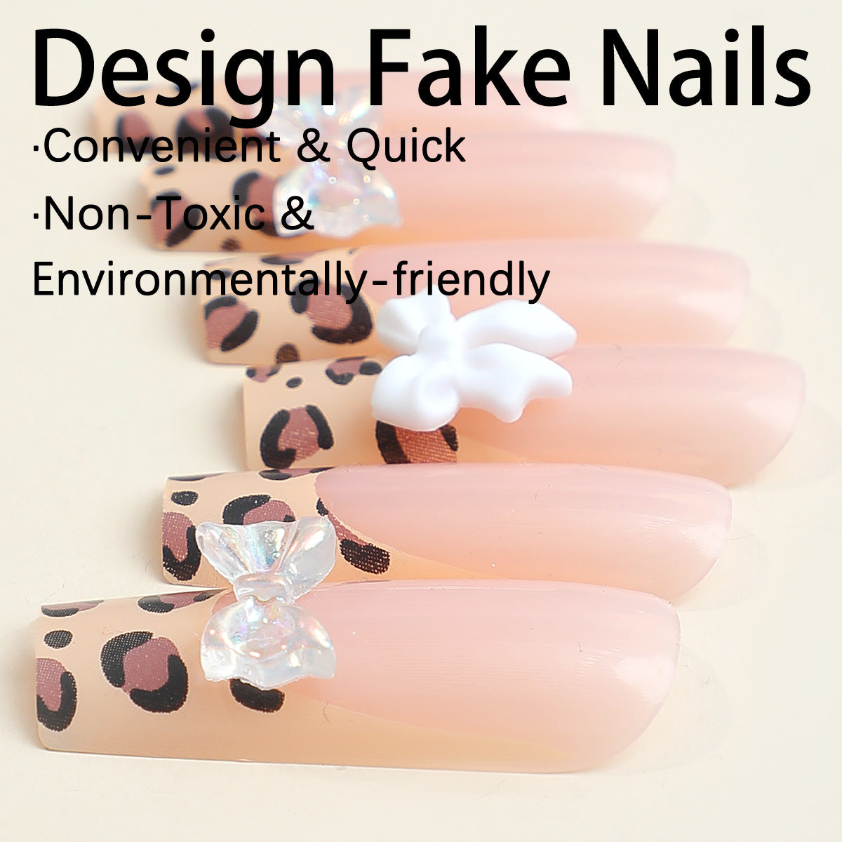 Kunstnagelset mit eleganten Kristallapplikationen Brehn