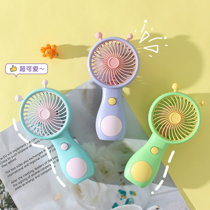 Damen Tragbarer Mini-Ventilator mit kreativer Halterung Brehn