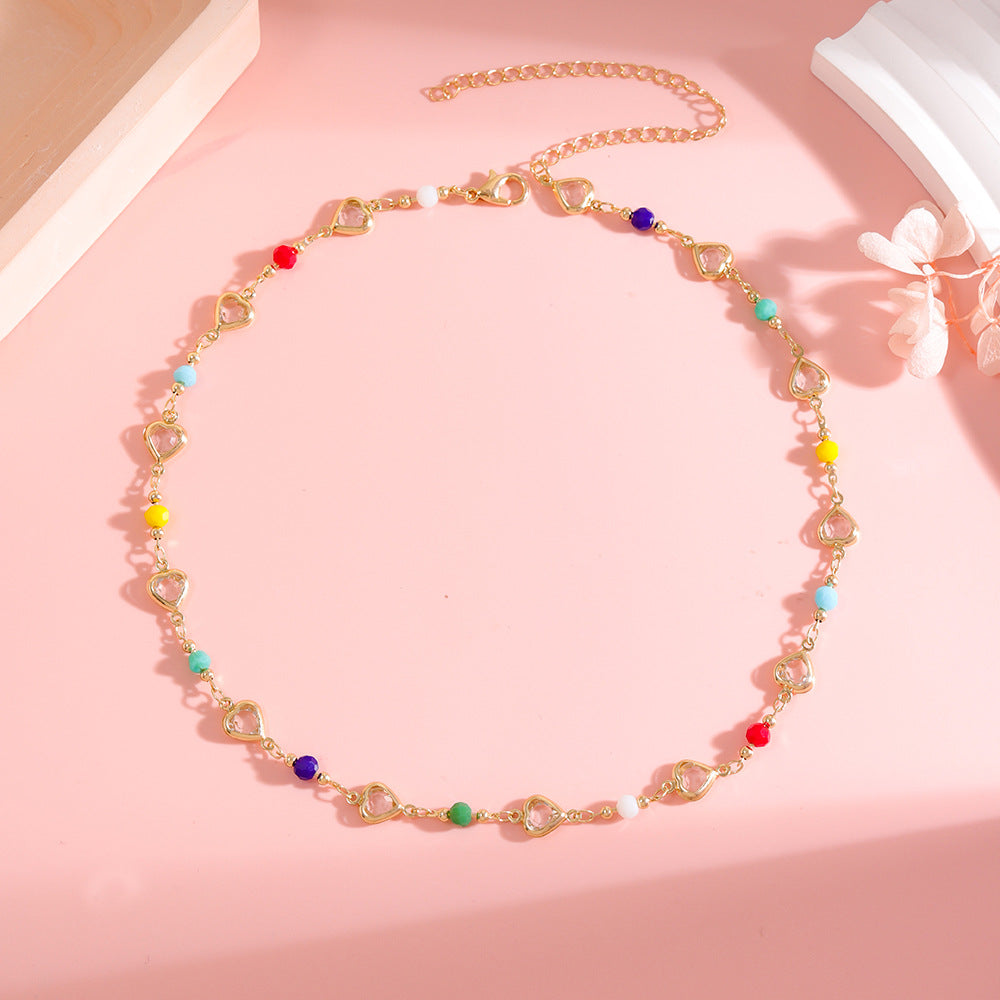 Buntes Herz Charm Armband Brehn