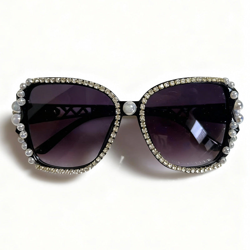 Verschnörkelte Katzenaugen-Sonnenbrille Brehn