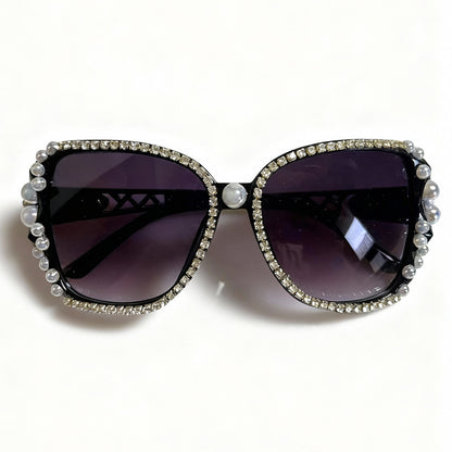 Verschnörkelte Katzenaugen-Sonnenbrille Brehn
