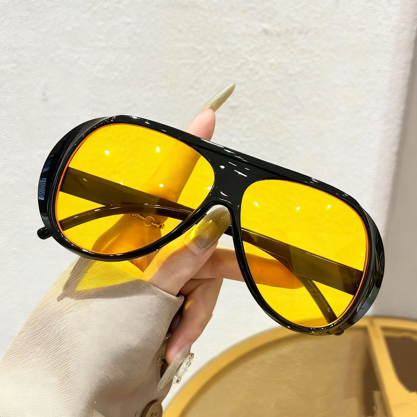 Sportliche Übergroße Schildbrille Brehn