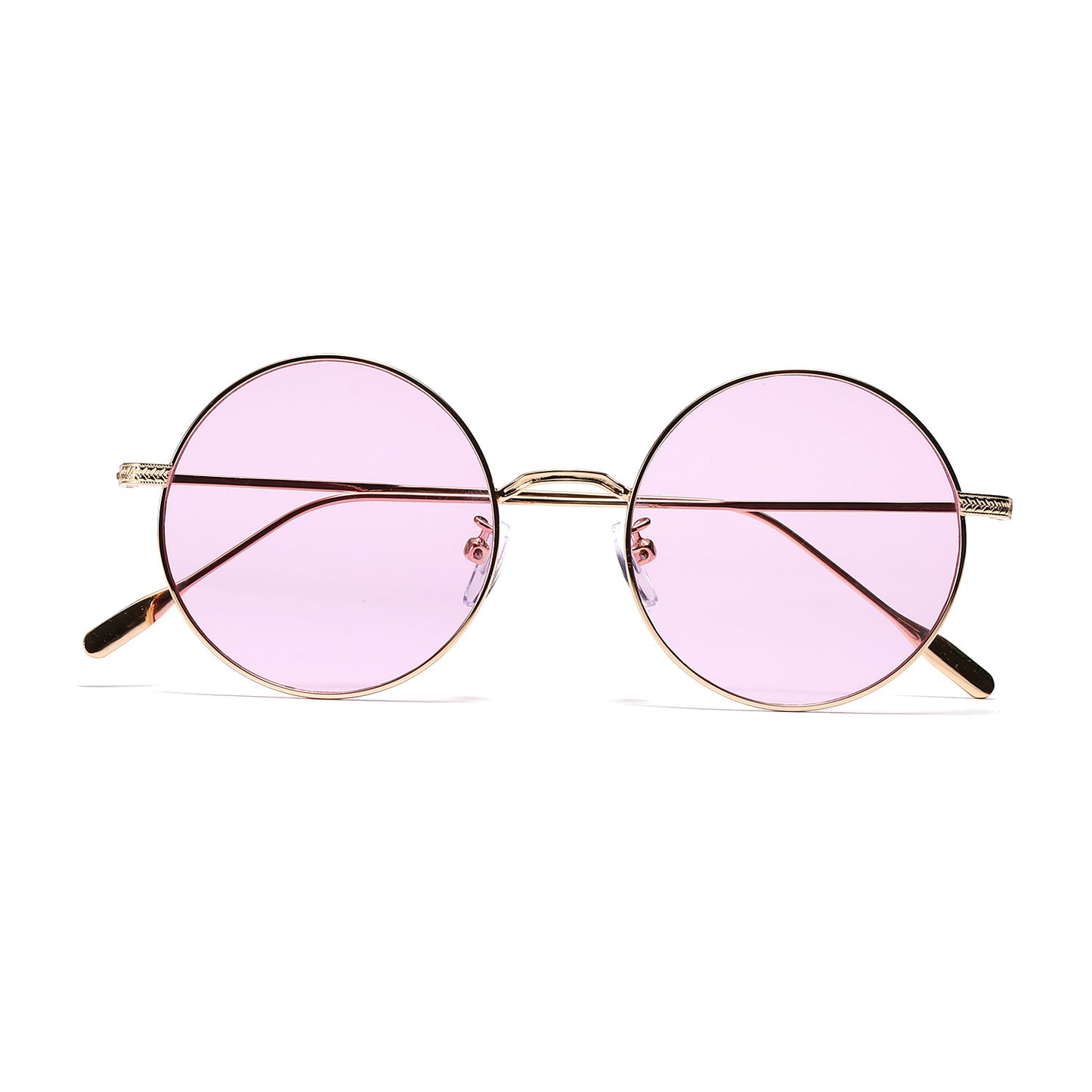 Damen runde modische Sonnenbrille mit glamourösem Rahmen Brehn