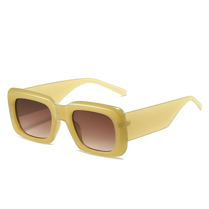 Damen quadratische Modetrends Sonnenbrille Brehn